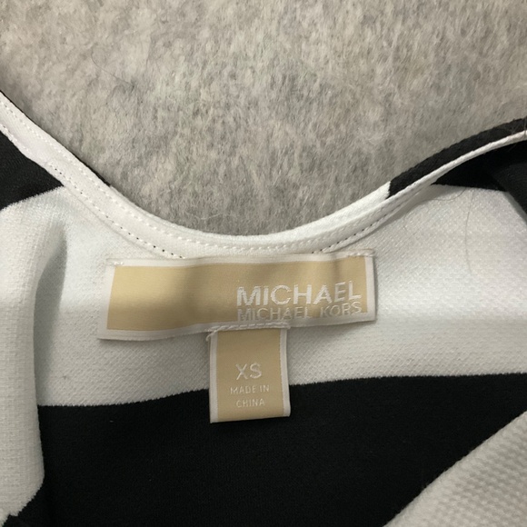 ,Michael Kors black and white stripe dress (XS) - Picture 3 of 3